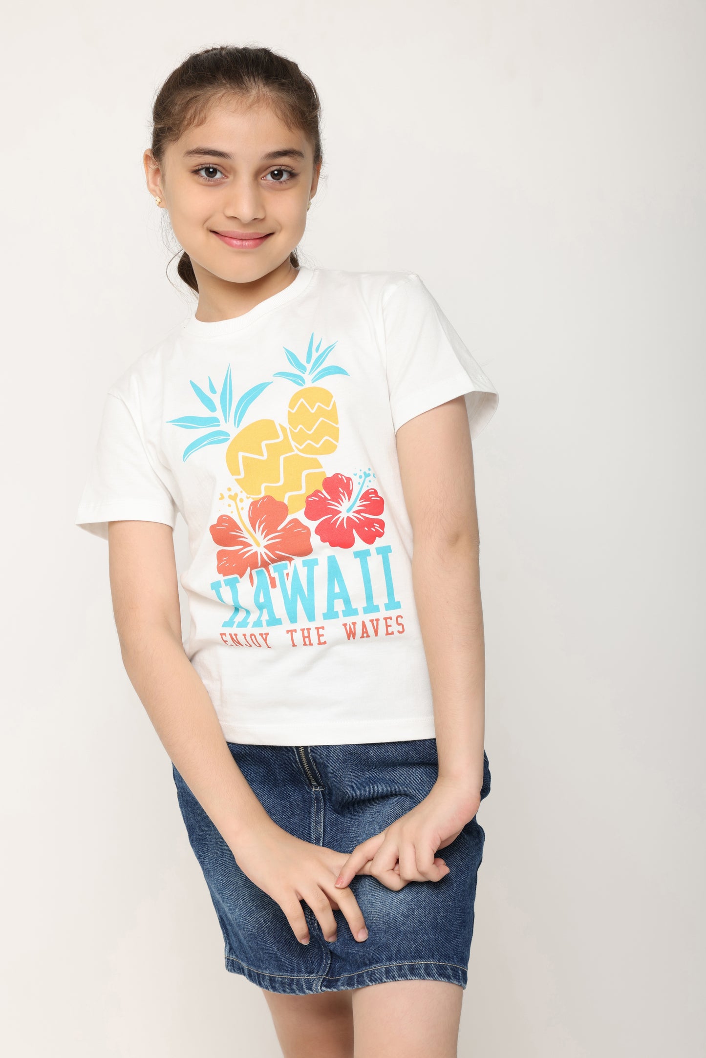 Hawaiian Bliss T-Shirt For Girls