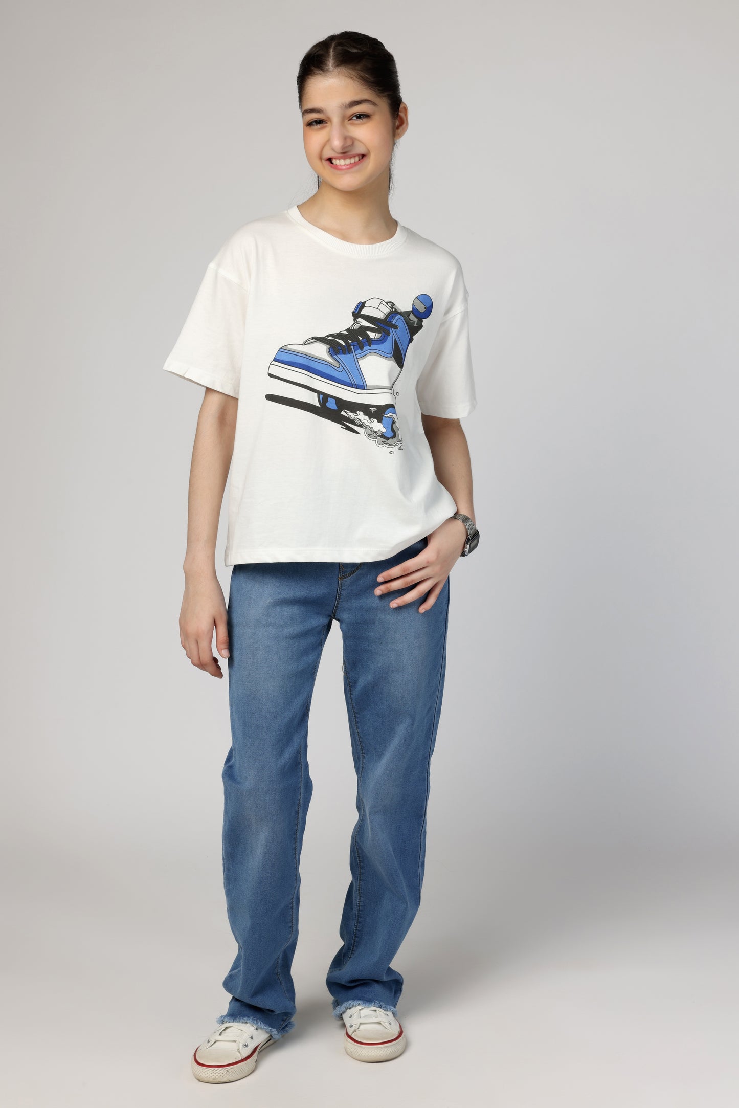 Sneaker Love T-Shirt For Girls