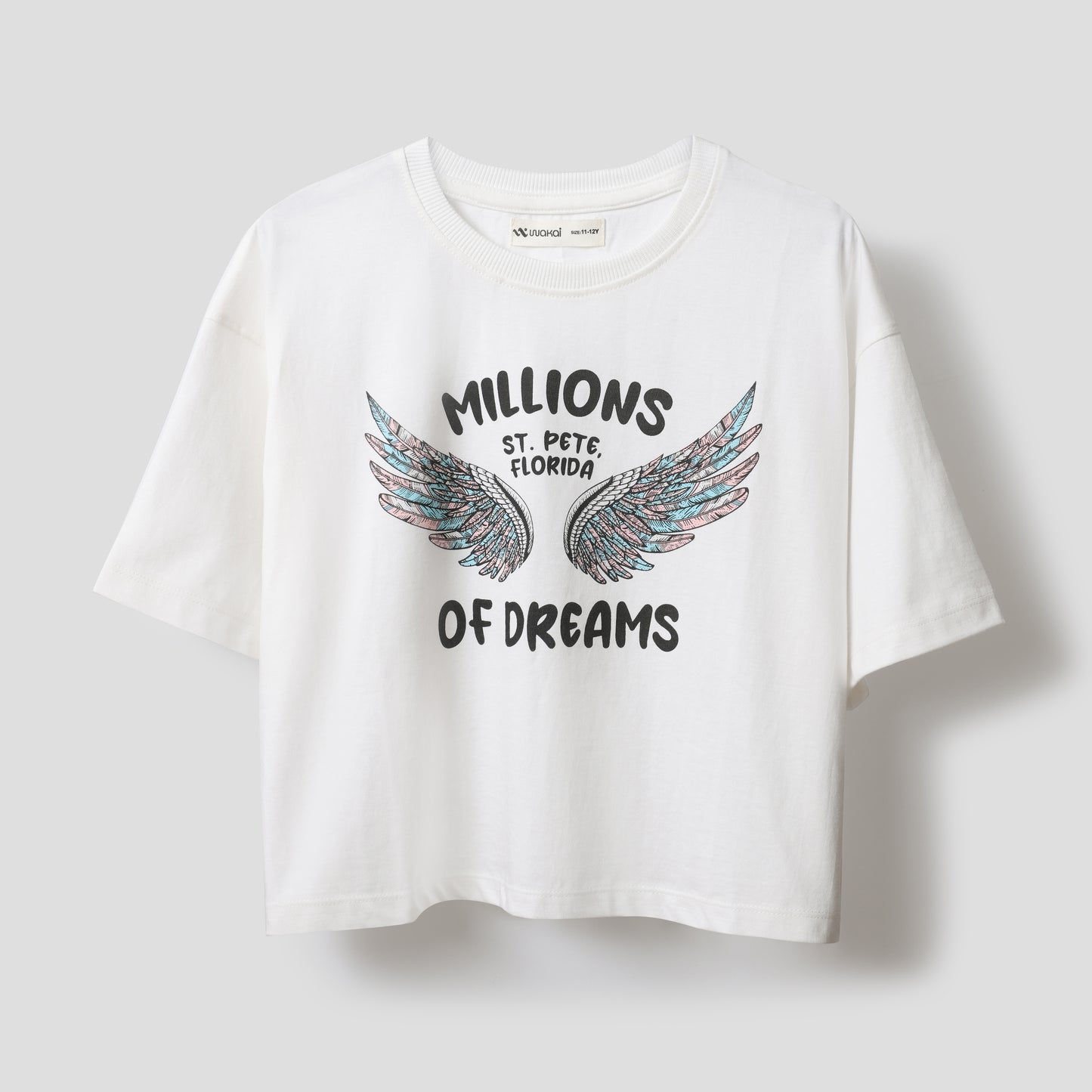 Dreams Crop T-Shirt For Girls