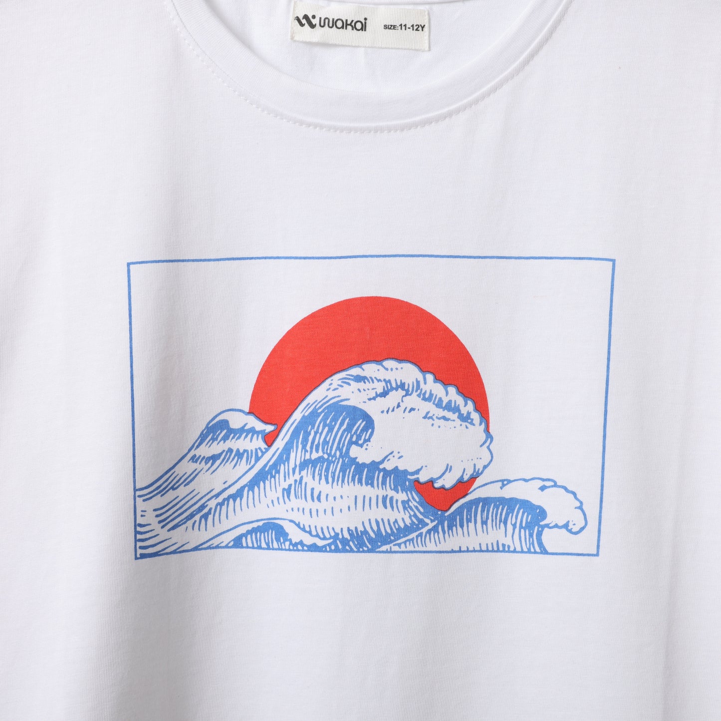 Japan Waves T-Shirt For Girls