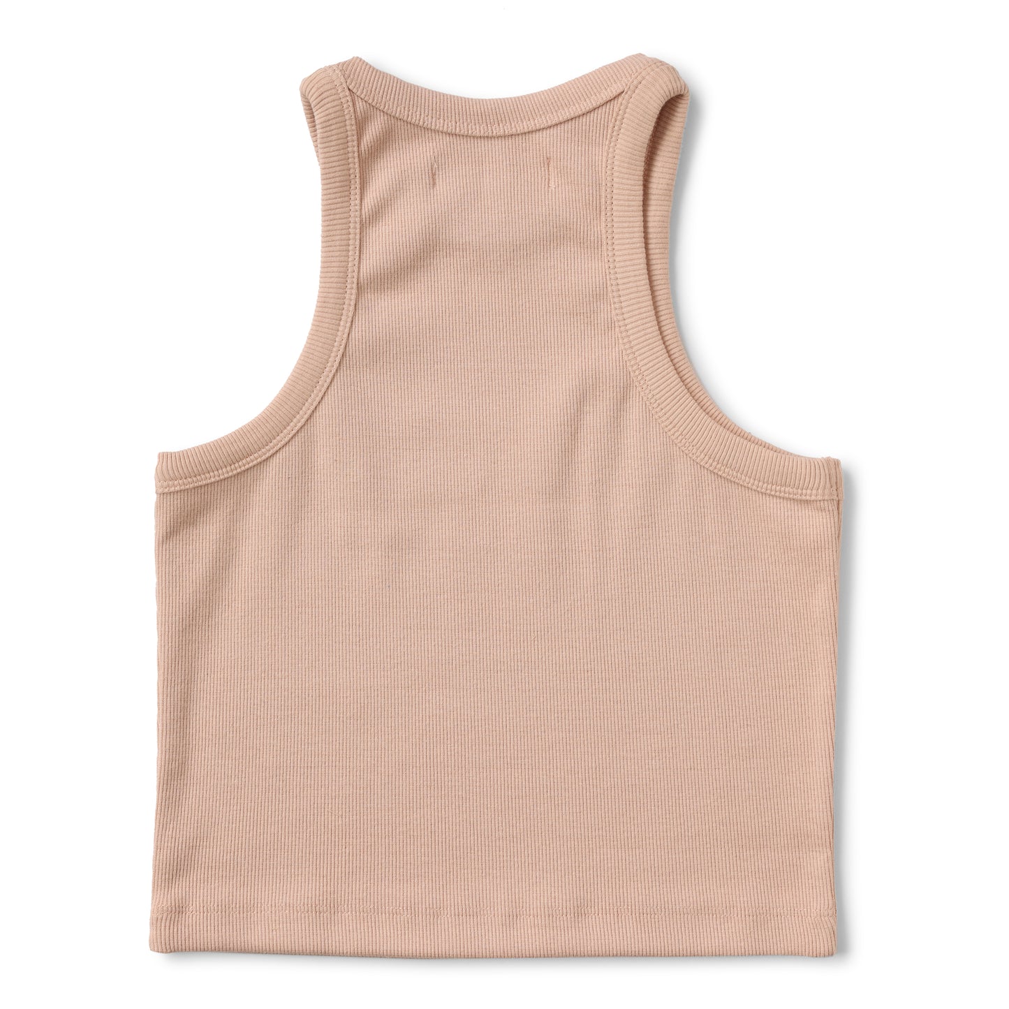 Ribbed Racerback Crop Top For Girls