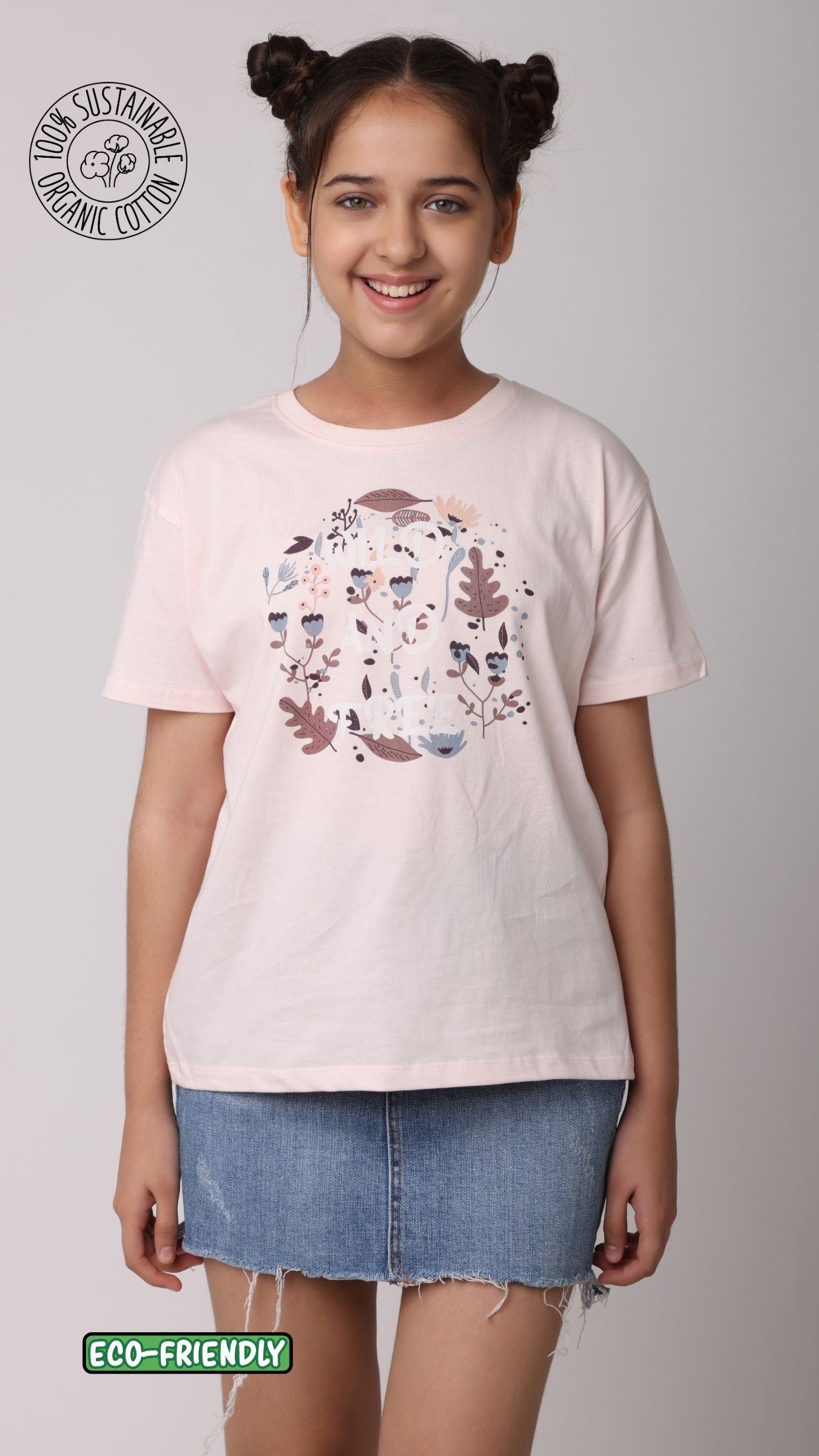 Wild & Free T-Shirt For Girls