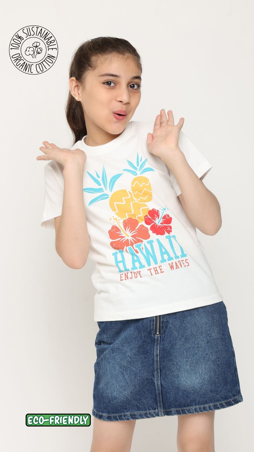 Hawaiian Bliss T-Shirt For Girls