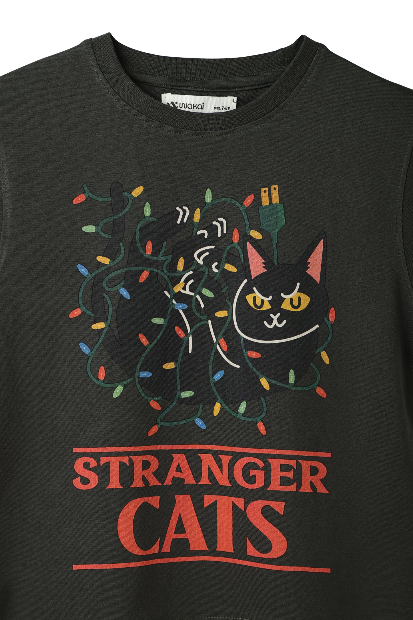 Stranger Cats T-Shirt For Girls