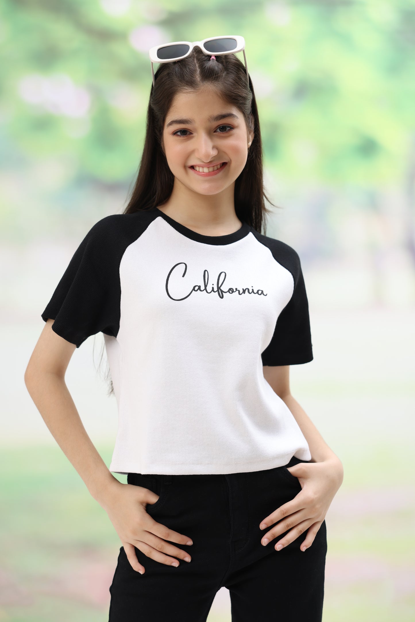 Ribbed Crop Top For Girls