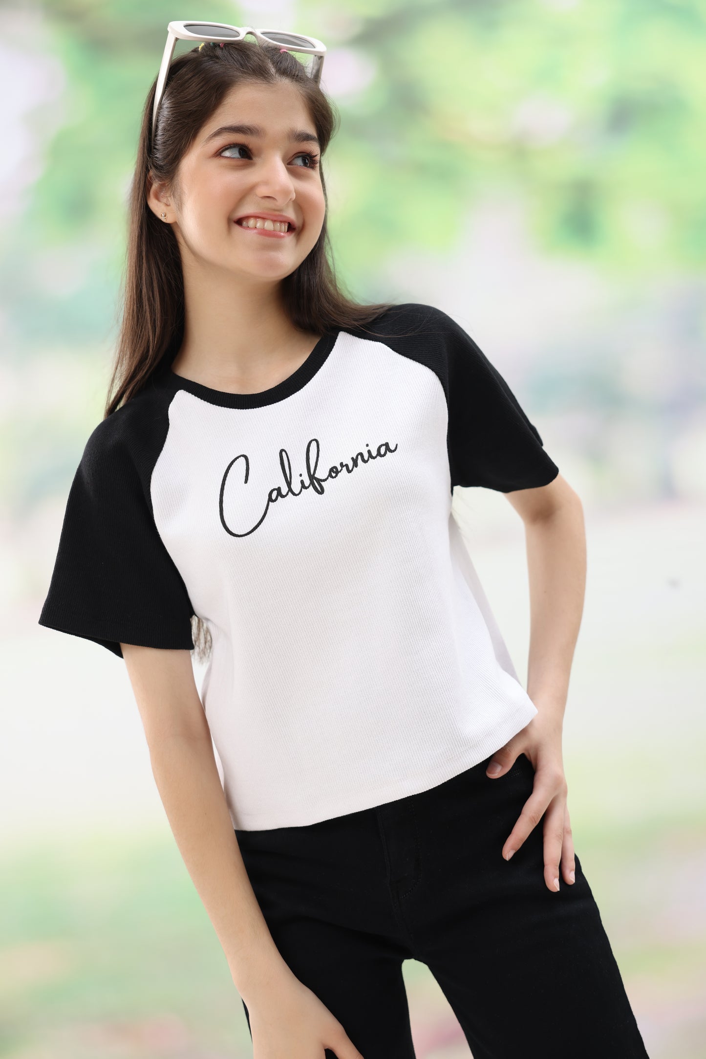 Ribbed Crop Top For Girls