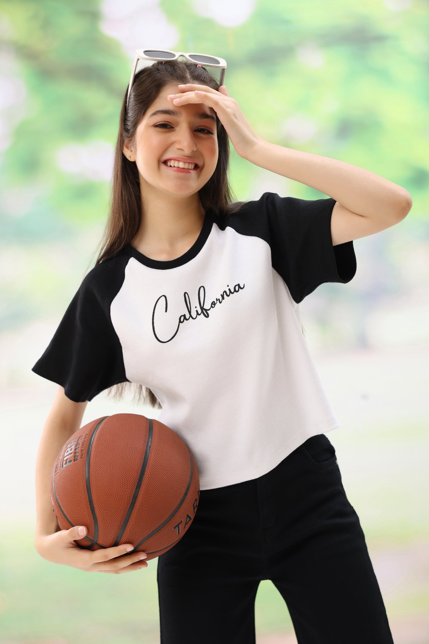 Ribbed Crop Top For Girls